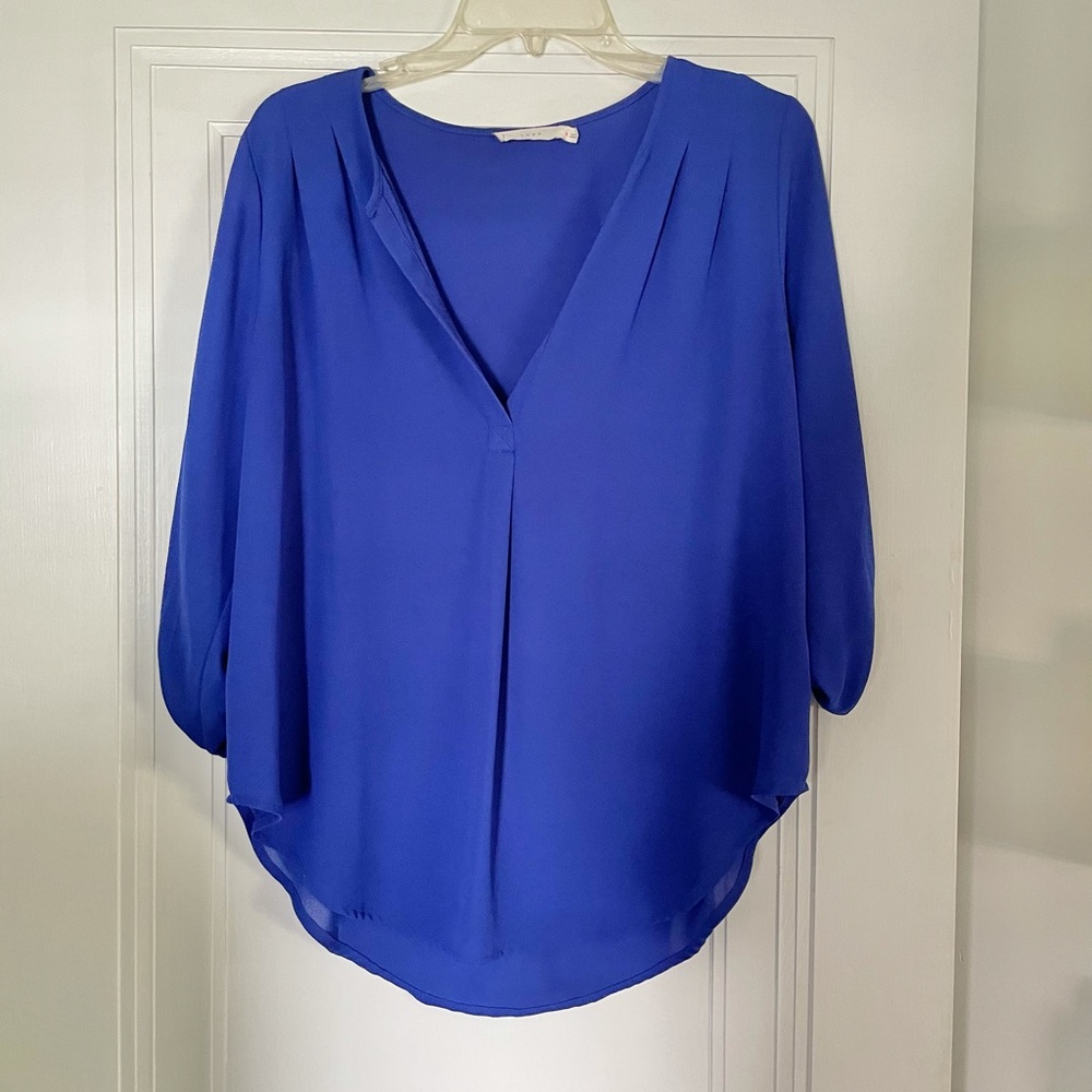 LUSH Royal Blue Blouse